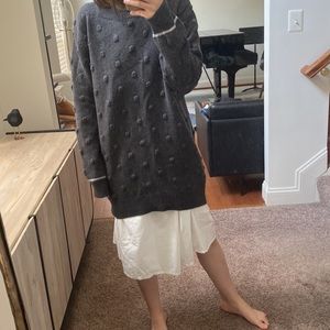 Cashmere and wool sweater